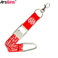 Wholesale Personalised Custom polyester short lanyard strap with bottle opener